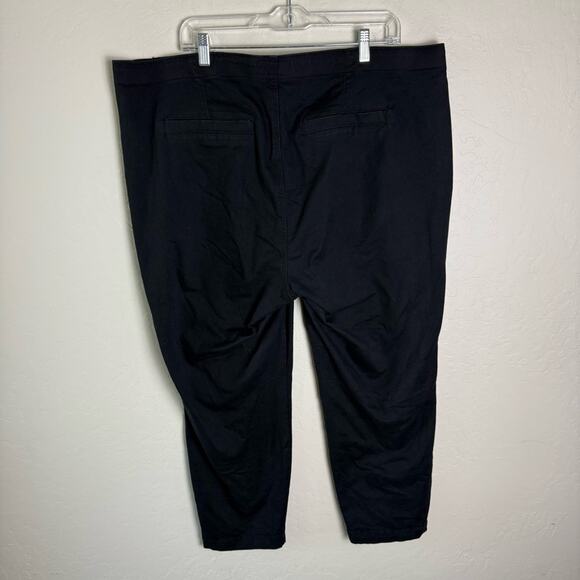 Torrid Black Comfort Flex Waistband Slim Taper Stretch Twill High-Rise Pant 20R - Picture 6 of 15